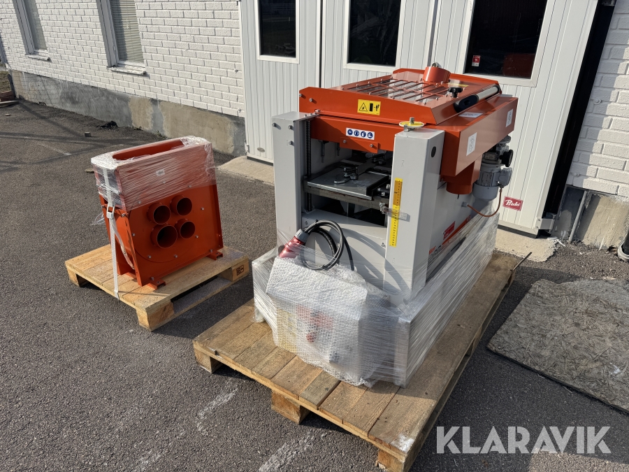 Fyrsidig planhyel/fräs och spånfläkt Wood-Mizer MP260