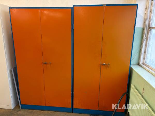 Plåtskåp 2st