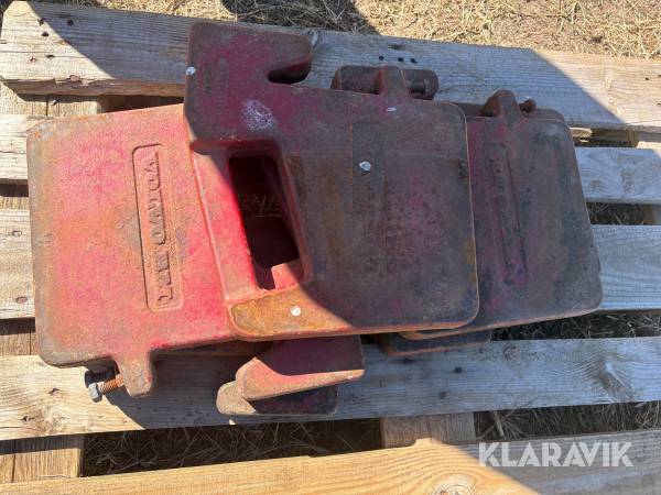 Frontvikter Volvo BM 35 kg/vikt 5 st