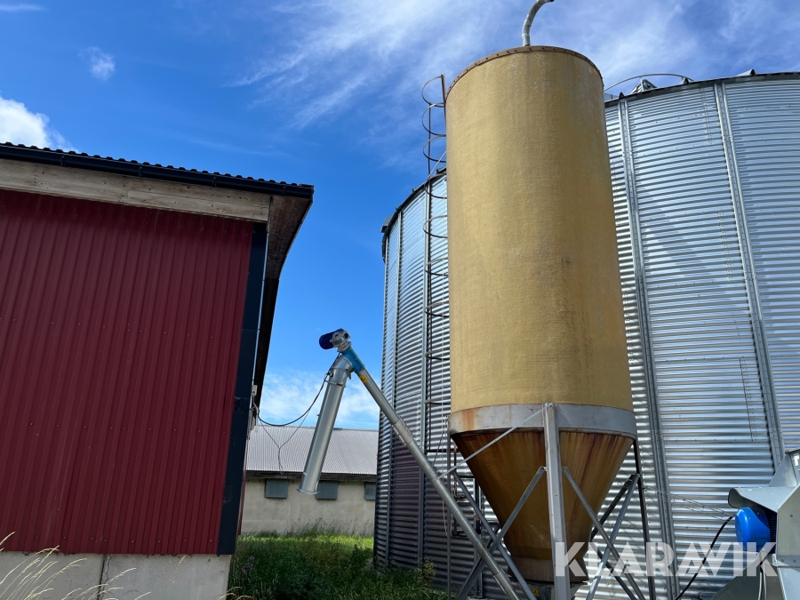 Fodersilo glasfiber ca 8m X 2,25m