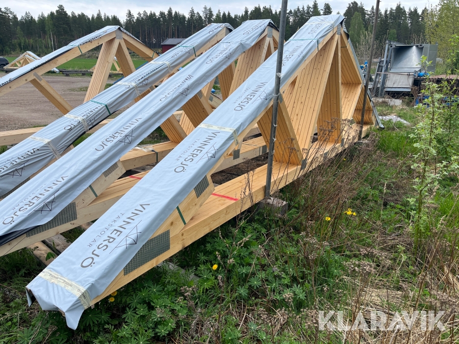 Takstolar 8st 7m spännvidd