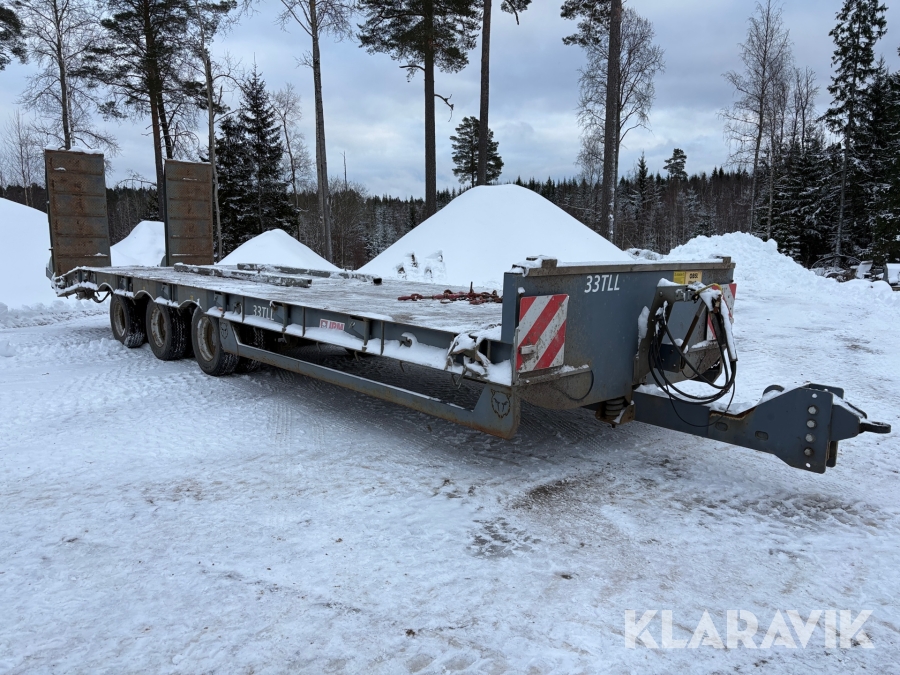 Maskinsläp JPM Trailer TRI-AXLE LOADER