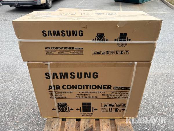 Luftvärmepump omplett Inne & utedel Samsung AR09TXFYBWKN & AR09TXFYBWKX