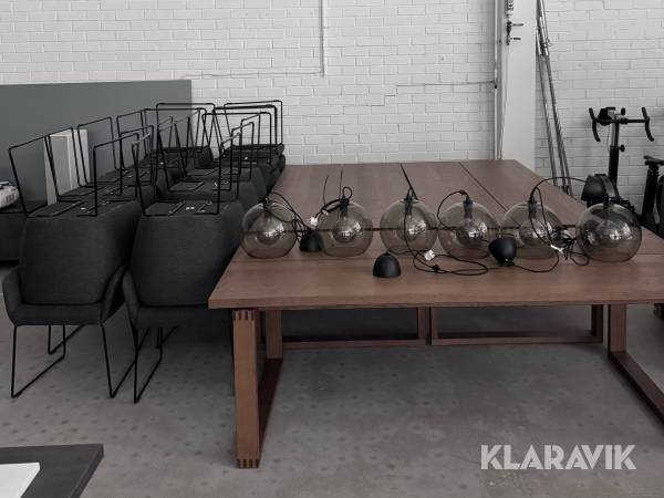 Matgrupper med lampor