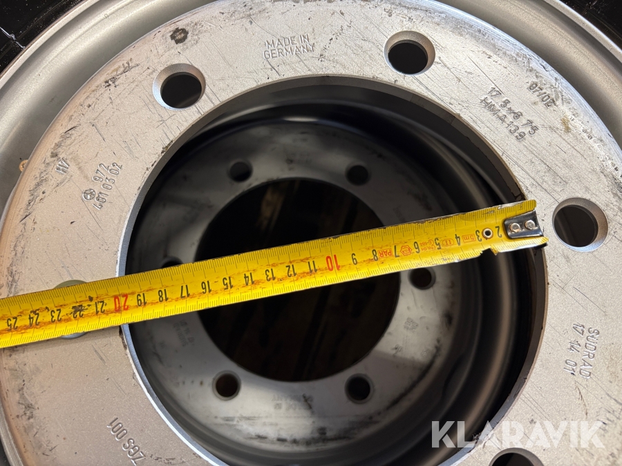 Däck med fälg Michelin XZE1